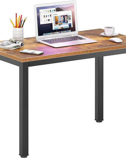 DlandHome 31.5 Inches Small Computer Desk for Home Office Writing Table for Small Spaces Study Table Laptop Desk (Retro)