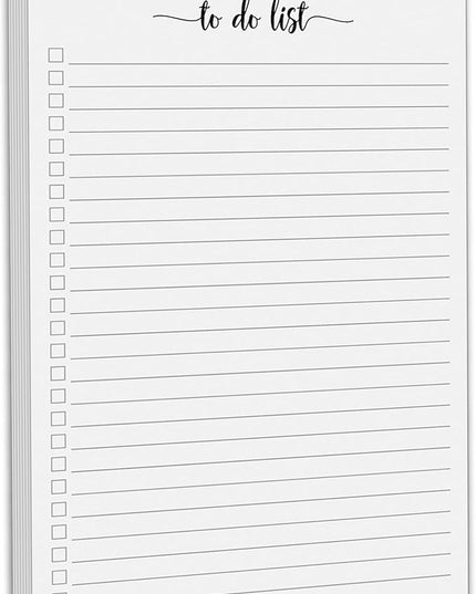 321Done to Do List Notepad 5.5x8.5 Spiral - Made in USA, Simple Undated Checklist, Daily Planner Notebook for Organizing, Planning, Task Checklist Organizer for Work, Office, Home, School - 50 Sheets