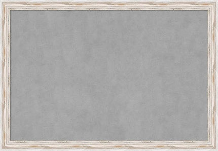 Amanti Art White Framed Magnetic Board 27x39 Large Vision Board for use with Magnets, 100% Metal Sheet to Display Items as Office Decor or for Home Organization in mudroom, Kitchen or Kids Room