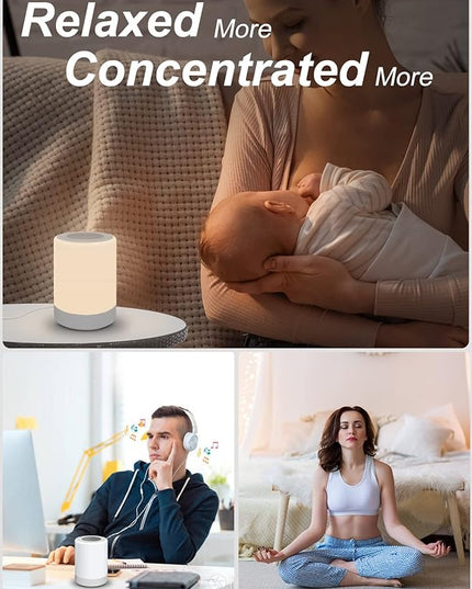 YYDSKIT Sound Machine,White Noise Machine for Baby with Night Light, 32 High Fidelity Sounds,Plug in,5 Timers & Memory Feature, Noise Machine for Baby Kids Adults,Home