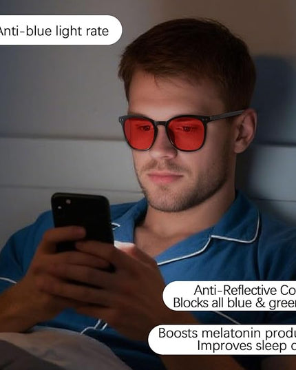 ANDWOOD Blue Light Blocking Glasses Women Men Computer Small Face Clear Bluelight Blocker Eyeglasses Frame