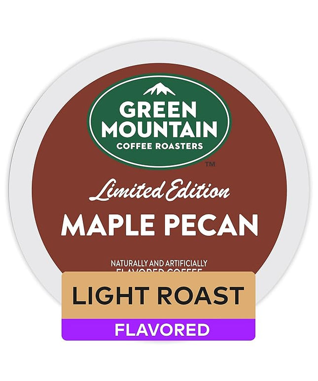 Green Mountain Coffee Roasters Maple Pecan Coffee, Keurig Single Serve K-Cup Pods, 12 Count