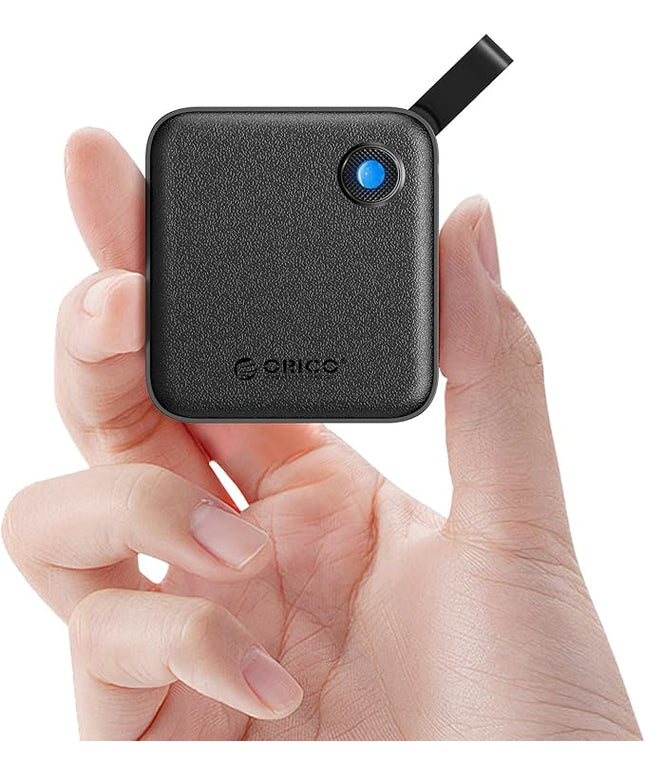 ORICO Portable SSD 480GB with 2 in 1 USB C Cable, External Solid State Drives, Up to 460MB/s, Status Indicator, Reliable Storage for USB-C Smartphone, Tablet, PC - B5PLUS