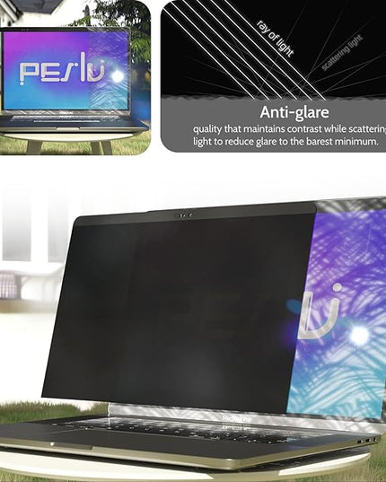 Peslv Magnetic Privacy Screen for MacBook Pro 16 Inch (2019-2020) - A2141, 16inch Removable Matte Blue Light Glare Filter Protector Shield for Mac Pro 16in Laptop Computer