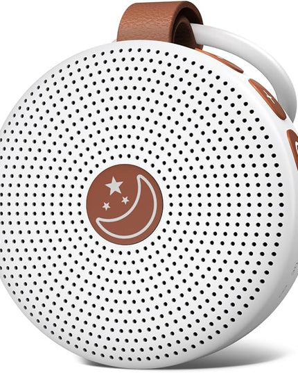 Battery Sound Machine Mini White Noise Machine Baby Shushing Portable Brown Noise Machine 30 Soothing Sounds for Kids Adults Dogs Auto-Off Timer 32 Volume Levels Sleep Machine for Home Office Privacy