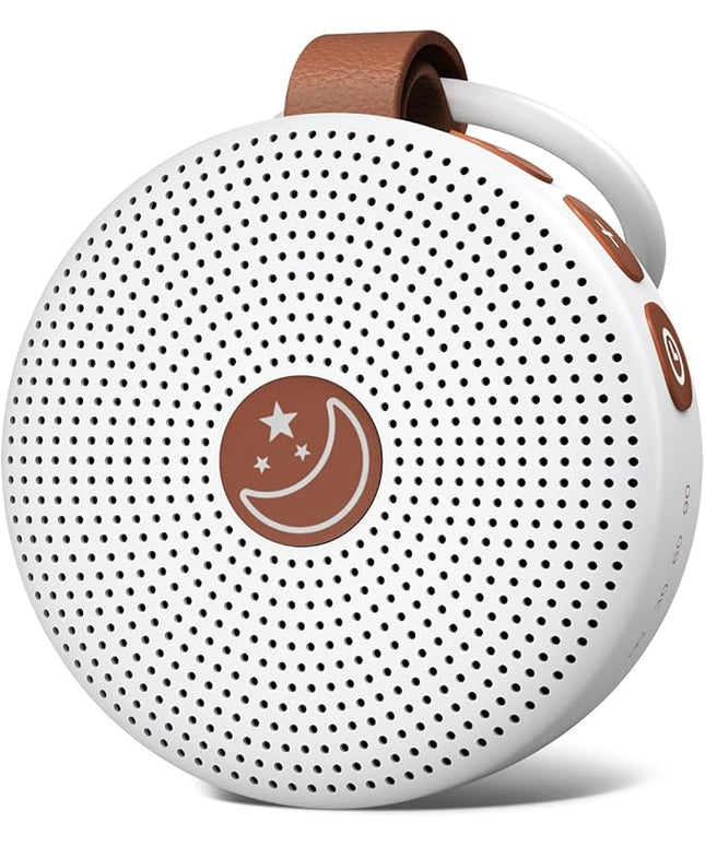 Sound Machine Mini Portable Baby White Noise Machine with 30 Soothing Sounds for Kids Adults Auto-Off Timer 32 Volume Levels Rechargeable Brown Noise Sleep Machine for Home Office Privacy and Travel