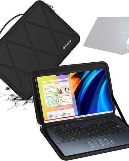 Smatree Hard EVA Protective Sleeve Case Compatible for 14 inch ASUS Vivobook Pro 14 OLED (M6400) Laptop, for ASUS Chromebook C424/C423 Laptop 14 inch Notebook Bag (X8256)