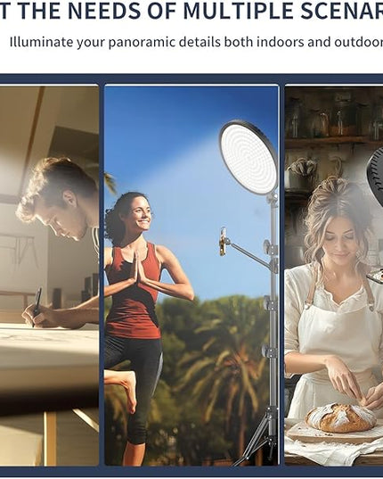 Large Ring Light Professional 55W with 72" Tripod Stand,Full-Screen Selfie Ring Light All-Purpose Stand for Live Stream, YouTube, TikTok, Video Recording with Remote (red-001,13)