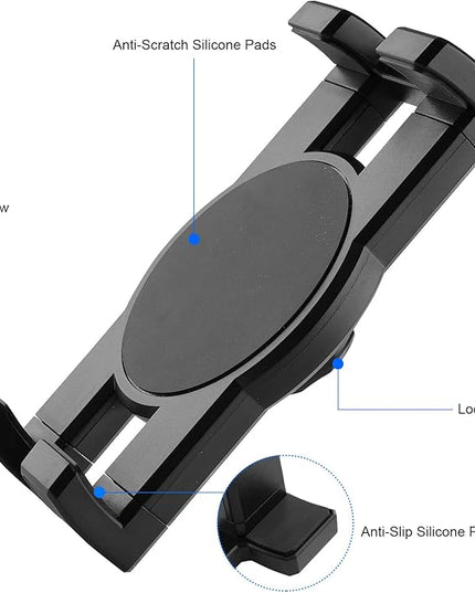 Tablet Holder with 3 Ball Adapters,Aluminum Alloy 17 mm to 17 mm/17 mm to 20 mm/17mm to 25 mm Ball Joints,Compatible with 17mm/20 mm/25 mm Size Ball Socket Mount (25 mm Compatible with RAM Mounts)