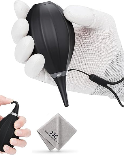 [Upgraded Version] Soft Tip Silicone Camera Dust Blower Lens Air Blower with Cleaning Cloth,Camera Lens Cleaner Air Blower for Sensor LCD Keyboards Alcohol Ink Printing,Dust Blower Replace Canned Air