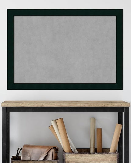 Amanti Art Black Framed Magnetic Board 28x40 Large Vision Board for use with Magnets, 100% Metal Sheet to Display Items as Office Decor or for Home Organization in mudroom, Kitchen or Kids Room