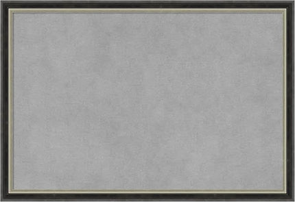 Amanti Art Black Framed Magnetic Board 13x19 Small Vision Board for use with Magnets, 100% Metal Sheet to Display Items as Office Decor or for Home Organization in mudroom, Kitchen or Kids Room