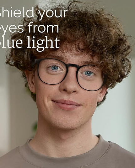 IBOANN Blue Light Glasses for Woman/Men, Fashion Blue Light Glasses Men, Fake Glasses Help Reduce Screen Fatigue
