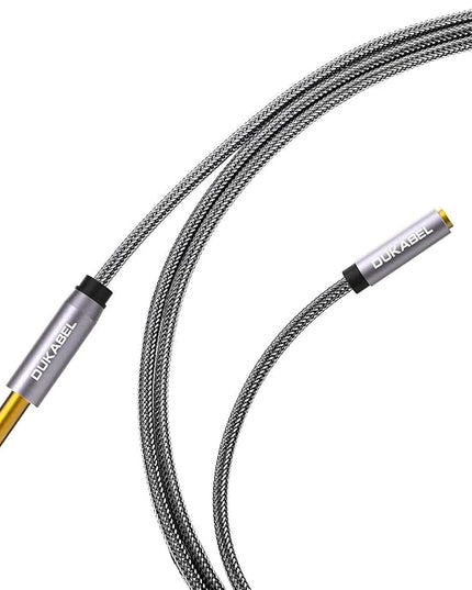 DUKABEL TopSeries Long 1/4'' Male to 1/8'' Female Adapter Cable (16ft/5M) 6.35mm to 3.5mm Phone Audio Connector Quarter Inch Adapter for Mixer Guitar Piano Amplifier Speaker and More