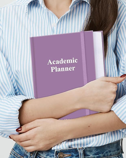Academic Planner for 2026 or Anytime – 8.5" x 11" Undated Weekly Student Planner For Homeschool, High School, College & Nursing Students, 200 Pages, Purple