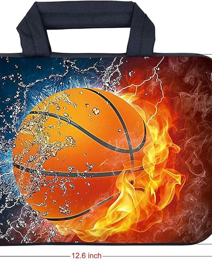 AMARY 11.6" 12 inch Laptop case Neoprene Notebook Carrying Pouch Chromebook Sleeve Ultrabook Case Tablet Cover Fit Apple MacBook Air HP DELL Lenovo Asus Samsung (Hot Basketball)