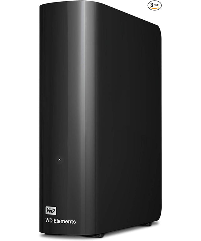 WD 8 TB Elements Desktop External Hard Drive - USB 3.0, Black