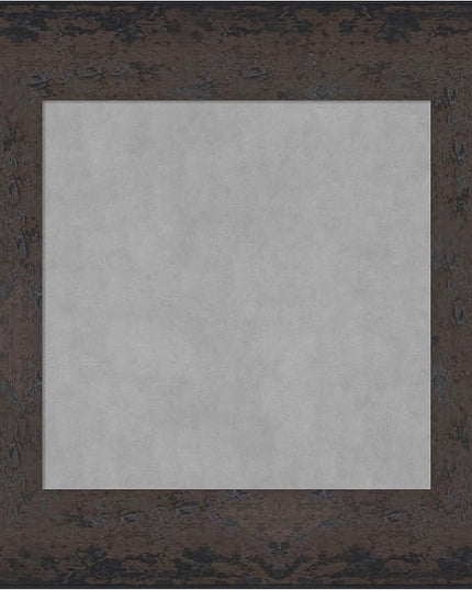 Amanti Art Black Framed Magnetic Board 17x17 X-Small Vision Board for use with Magnets, 100% Metal Sheet to Display Items as Office Decor or for Home Organization in mudroom, Kitchen or Kids Room