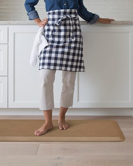 GelPro NewLife Designer Comfort Ergo-Foam Anti-Fatigue Kitchen Floor Mat, 20" x 72", Grasscloth Khaki
