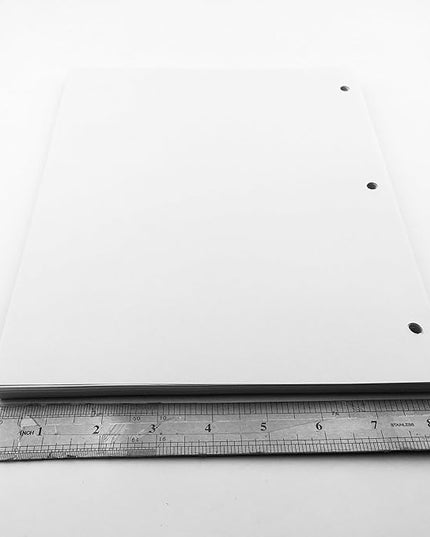 Shuokecrafts Loose Leaf Paper,(8.5" x 11") - 3-Hole Punched Letter, Filler Paper,Multi-Use Print & Copy White Paper Brightness (100)