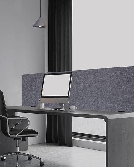 Acoustic Desk Divider, 59 x 24 Inch Noise Reducing Desk Privacy Panel for Office Table Standing Sound Proof Dividers Desktop Divider Office Furniture Partitions for Classroom