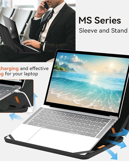 Smatree MS35 Hard EVA Protective Sleeve Case with Stand Compatible for 13 inch Lenovo ThinkPad X13 Yoga Gen 4 2-in-1 Laptop/ThinkPad X13 Gen 4 Notebook Bag
