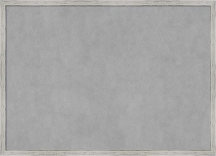 Amanti Art White Framed Magnetic Board 21x29 Medium Vision Board for use with Magnets, 100% Metal Sheet to Display Items as Office Decor or for Home Organization in mudroom, Kitchen or Kids Room