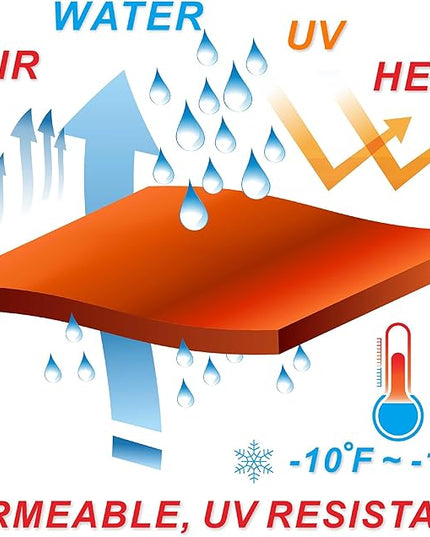 ColourTree Customized Size 6' Black and White Fence Screen Privacy Screen Heavy Duty Cable Zip Ties Included