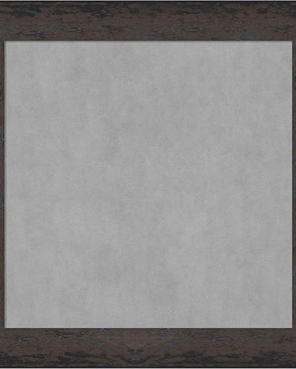 Amanti Art Black Framed Magnetic Board 15x15 X-Small Vision Board for use with Magnets, 100% Metal Sheet to Display Items as Office Decor or for Home Organization in mudroom, Kitchen or Kids Room
