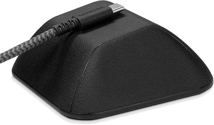 Smartish® Magnetic Cord Holder - Cable Wrangler Organizer Stocking Stuffer with Magnet Clips for Charger Management on Desktop, Nightstand for USB-C + Lightning - Black Tie Affair