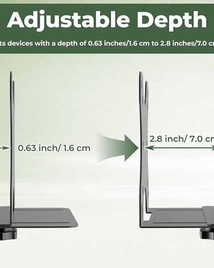 Adjustable Thin Client Mini PC Vesa Mount to Wall, Under Desk, Attached to Monitor Arm and Stand Pole for HP, Dell, Bosgame Ryzen 5, GMKtec K11, Bmax B3, KAMRUI E3B, NUC, Mac mini and Small CPUs