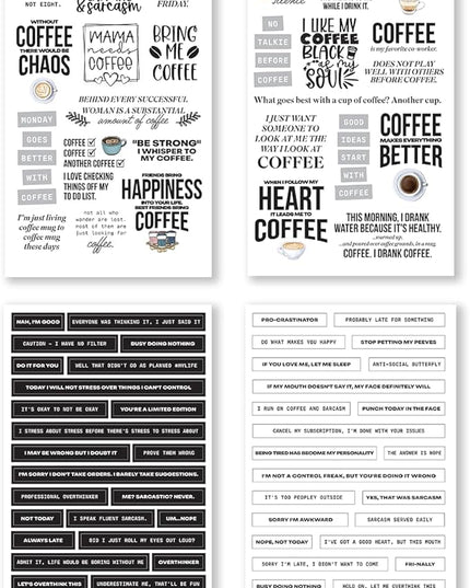 There is a Quote for That – Funny, Witty & Inspirational Planner Sticker Book for Adults – Bold Typography Stickers for Journals, Scrapbooks, and Bullet Planning