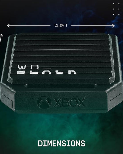 WD_Black 512GB C50 Storage Expansion Card, Officially Licensed for Xbox, Quick Resume, Plug & Play, NVMe SSD Expansion for Xbox Series X|S Gaming Consoles - WDBMPH5120ANC-WCSN