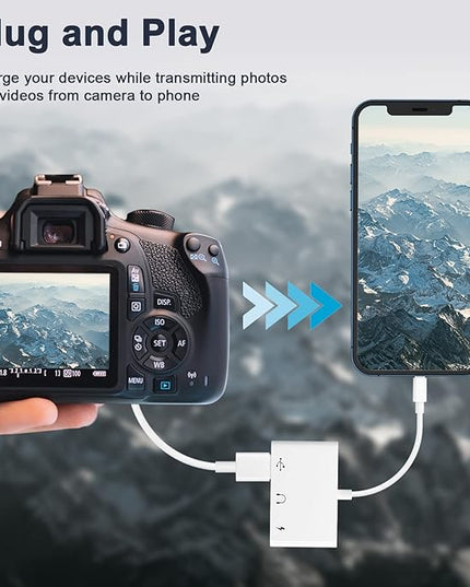 USB C to 3.5mm Jack Headphone Adapter with Charger Port,OTG Cable Adapter, Type C to Aux Audio Earphones Splitter for iPhone Samsung Galaxy S22 Ultra S21 S20 i-Pad Pro Air Pixel 4 Laptops