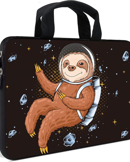AMARY Laptop Sleeves 11.6" 12" Laptop Handle Bag Neoprene Notebook Carrying Pouch Chromebook Sleeves case Ultrabook Case Tablet Cover Fit Apple MacBook Air HP DELL Lenovo Asus (Sloth-1)