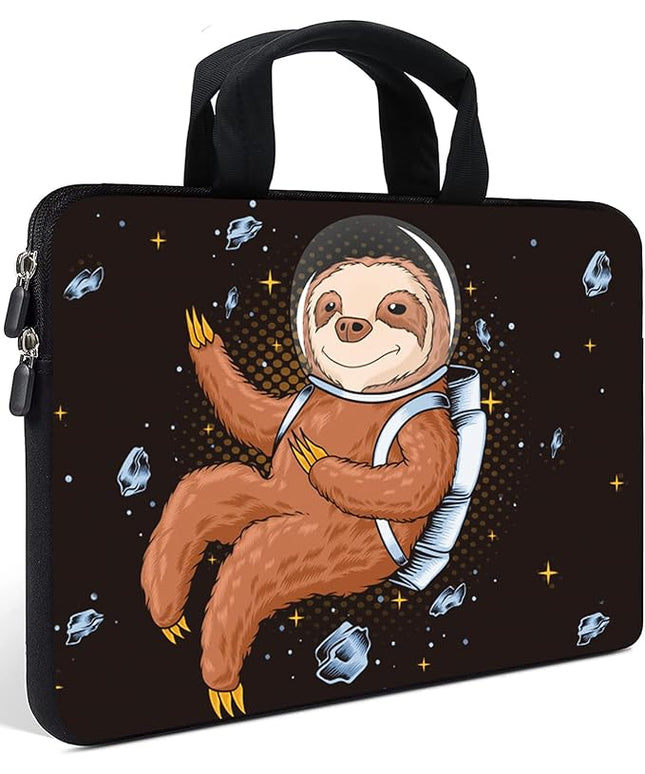 AMARY Laptop Sleeves 11.6" 12" Laptop Handle Bag Neoprene Notebook Carrying Pouch Chromebook Sleeves case Ultrabook Case Tablet Cover Fit Apple MacBook Air HP DELL Lenovo Asus (Sloth-1)