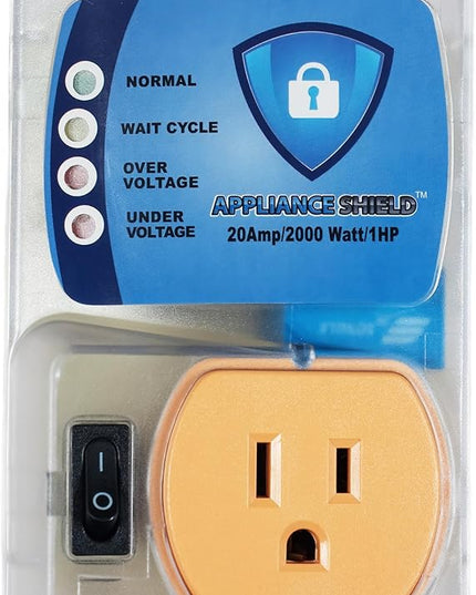 Surge Protector - Protects Appliances From Damaging & Costly Voltage Spikes/Dips. Great for Refrigerators, Freezers, Dryers, Computers. Best in Class 20 Amp, 2200 Watts.