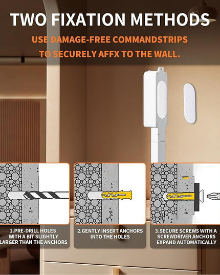 2 Pack Electrical Outlet Extender Stick Features 2 USB-A, USB-C and 2 AC Outlets, Extendable to 6", 15.3", 24.5", 34", for Hard to Reach Spaces Use Behind Couches, Nightstands, Desks, and More