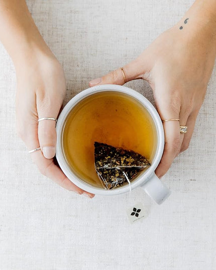Art of Tea | Assorted Tea Sampler | 12 Count Sampler Box | Breakfast Tea, Earl Grey Creme, Egyptian Chamomile (Non-Caffeinated), French Lemon Ginger (Non-Caffeinated), Green Pomegranate, Mint Green, Tali's Masala Chai, Happy Tea, and White Coconut Creme