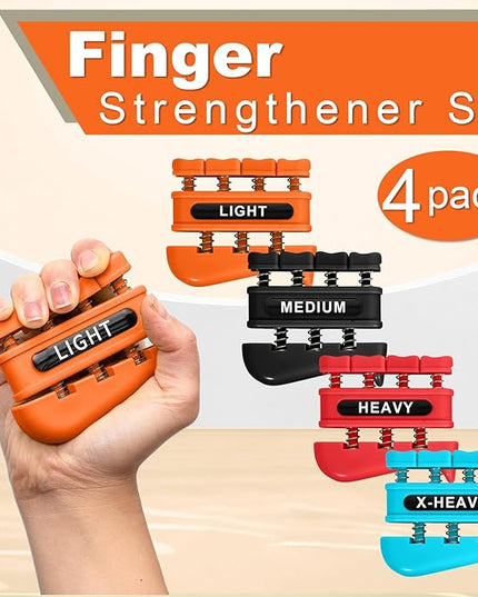 DICYWUDI Grip Strength Trainer, Finger Strength Trainer for Grip Strength Training for Fingers, Wrists, and Hands for Home, Office, Gym, Climbing, Athletes, Musicians, and Therapy