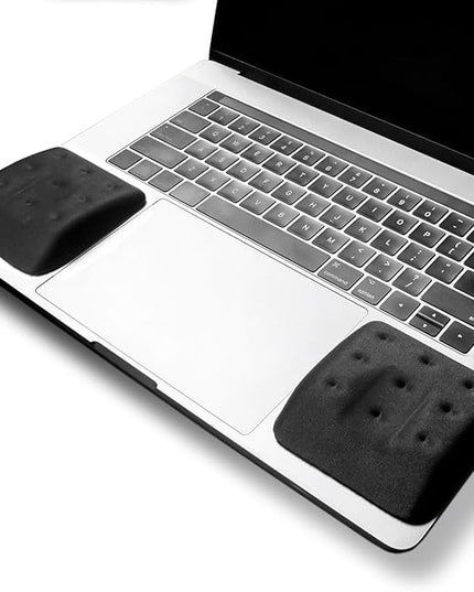 WavePads by PostureUp – Original Two Pack Adjustable Wrist Rests for Laptop and Keyboard Ergonomic Memory Foam Laptop Wrist Pads for Wrist Pain & Carpal Tunnel Relief, Memory Foam Wrist Support Pad