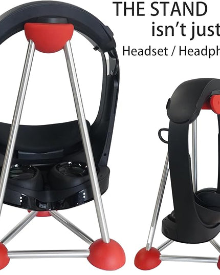 Headphone Stand, Desktop Headset Holder, Desk Earphone Stand, Gaming Headsets, for SteelSeries/Logitech/HyperX/Sony/Beats/Sennheiser/Anker/Xbox, and All Headphones. (red)