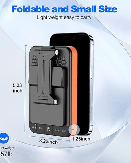 JTEMAN Bluetooth Speaker Phone Stand with Charging Function,Portable Foldable Slim Stand,Birthday Gifts for Men and Women Tech Gadgets