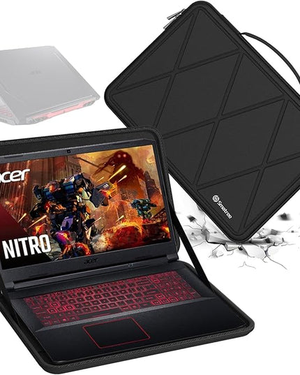 Smatree Hard EVA Protective Sleeve Case Compatible for 17.3 inch Acer Nitro 5 Gaming Laptop -AN517-42-R5KZ/ AN517-42-R35M, for 17.3 inch Nitro 17 AN17-71-75VK/ AN17-51-70CB Gaming Laptop Bag(X8329)