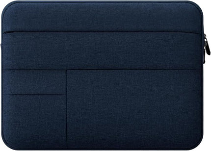 15 inch Laptop Sleeve for 15” MacBook Pro A1707/A1990 Laptop Computer, Protective Waterproof Laptop Case Carrying Bag Portable Cover with Multi Pocket, Navy Blue