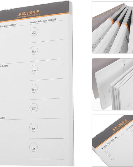 COHEALI Convenient Daily Planner Notebook with Smooth Writing Premium Weekly To-do List Schedule Notepad for Office Task Organization and Efficient Management