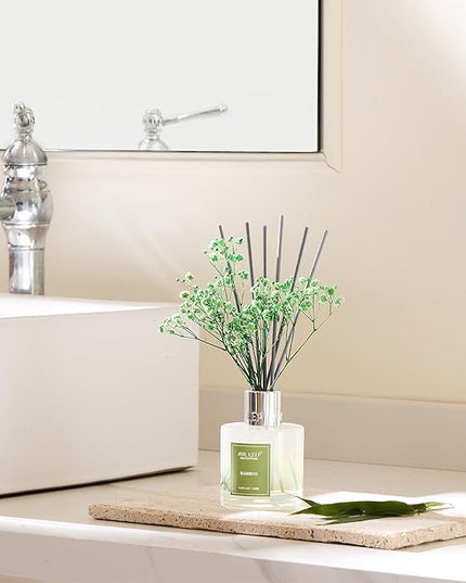 Airkeep Reed Diffuser Set - 3.38 fl oz(100ml) Bamboo Scent Diffuser Home Fragrance Diffuser Set Includes 8 Reed Diffuser Sticks,Home Decor & Office Decor, Fragrance and Gifts