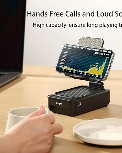 Gifts for Men Him, Cell Phone Stand with Bluetooth Speaker&Led Color Changing Light, Unique Gifts for Women Dad Her Husband, Cool Tech Gadget Wireless Speaker, Birthday Gifts for Men, Ideal Gifts