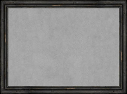 Amanti Art Black Framed Magnetic Board 23x31 Medium Vision Board for use with Magnets, 100% Metal Sheet to Display Items as Office Decor or for Home Organization in mudroom, Kitchen or Kids Room
