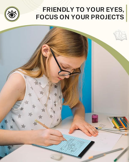 Note Pads 5x8, Narrow Ruled Legal Pad, Multicolor Small Notepads, 30 Sheet/notepad, 8 Pack Colored Legal Pads, Pink Legal Pad, Purple Notepad, Perforated Lined Note Pads for Study, Office, To-Do Lists